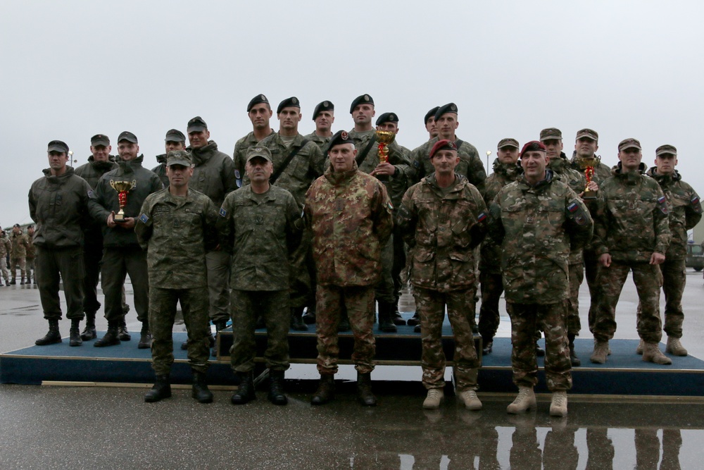 Friendship through competition: KFOR, EULEX and Kosovo Security Force Compete in Slovenian Challenge Cup