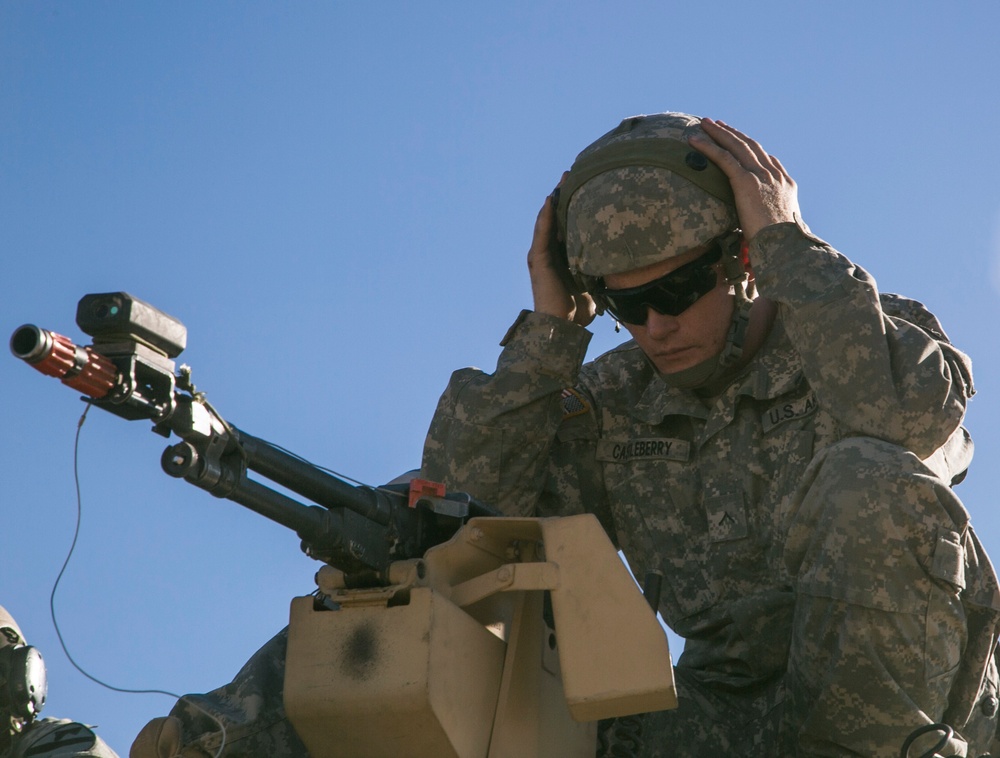 Soldiers pack up to fight the Donovians at Fort Irwin