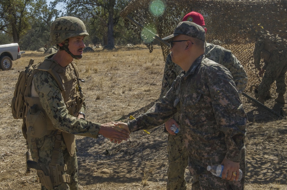 ROK Navy Engineers Exchange with West Coast Seabees