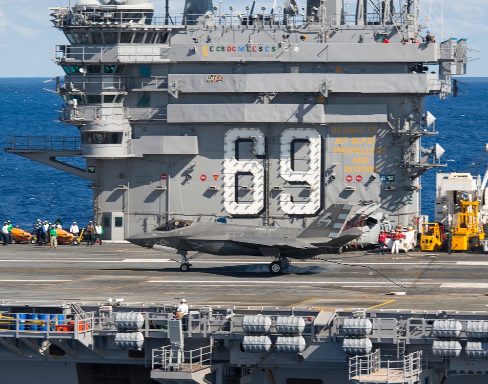 F-35 Lightning II conducts DT-II aboard USS Dwight D. Eisenhower