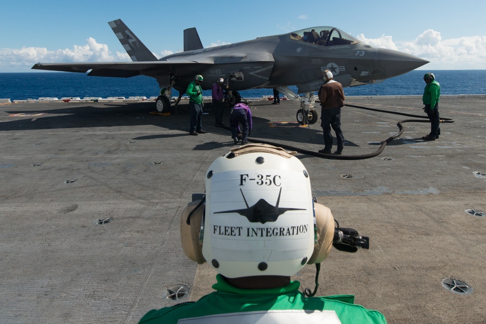 F-35 Lightning II conducts DT-II aboard USS Dwight D. Eisenhower