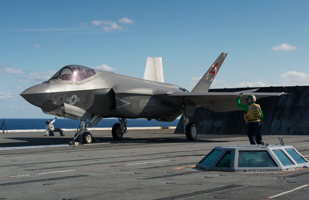 F-35 Lightning II conducts DT-II aboard USS Dwight D. Eisenhower