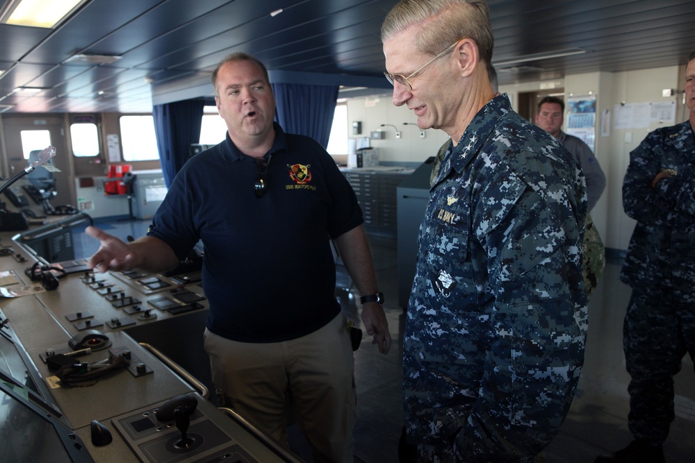 C7F visits USNS Montford Point