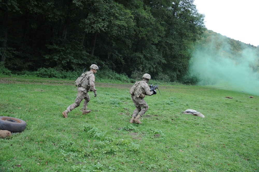 Team live-fire training