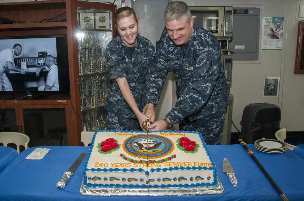 Bonhomme Richard ’s celebration of the Navy’s birthday