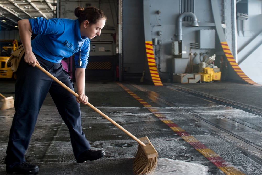 USS Dwight D. Eisenhower action
