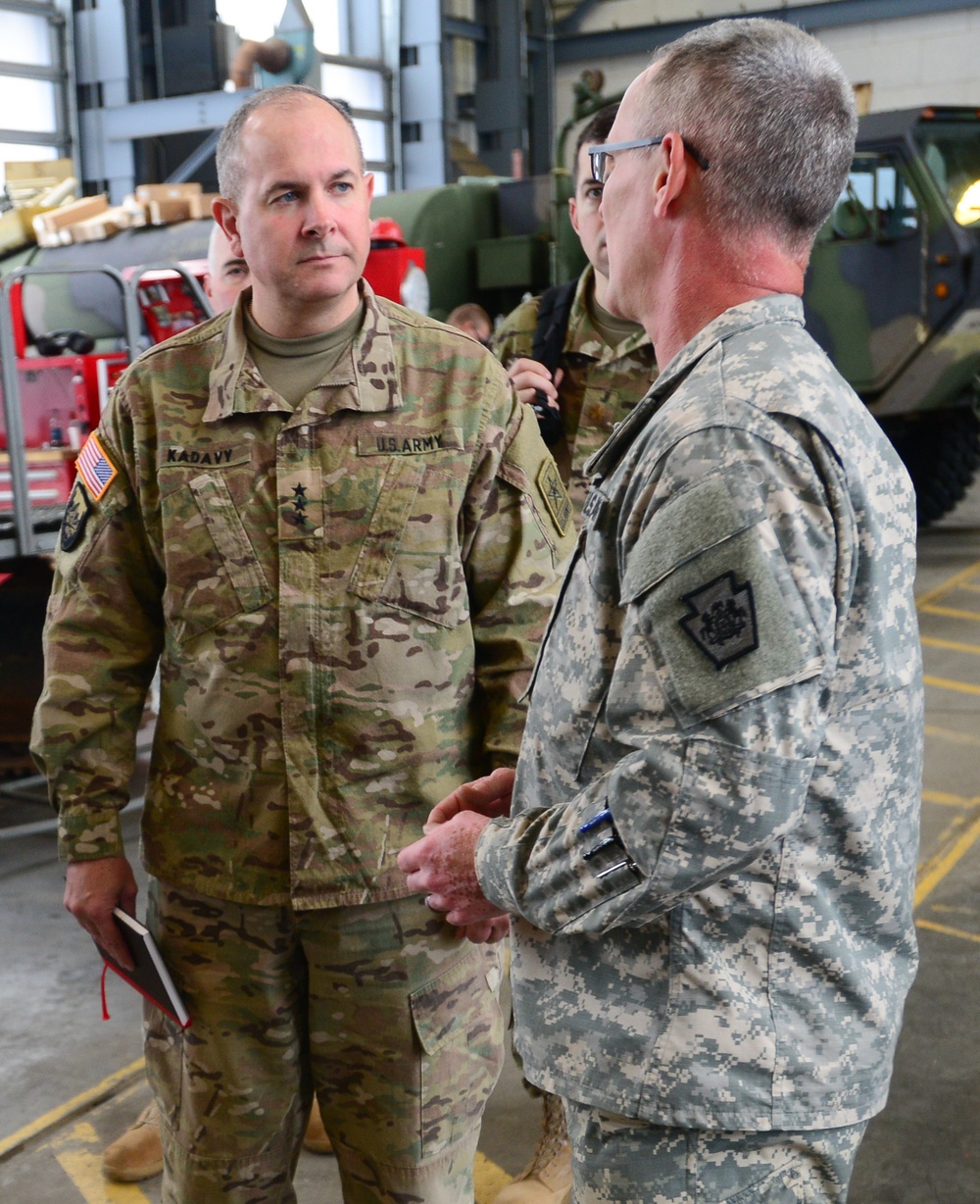 Army National Guard director tours Fort Indiantown Gap