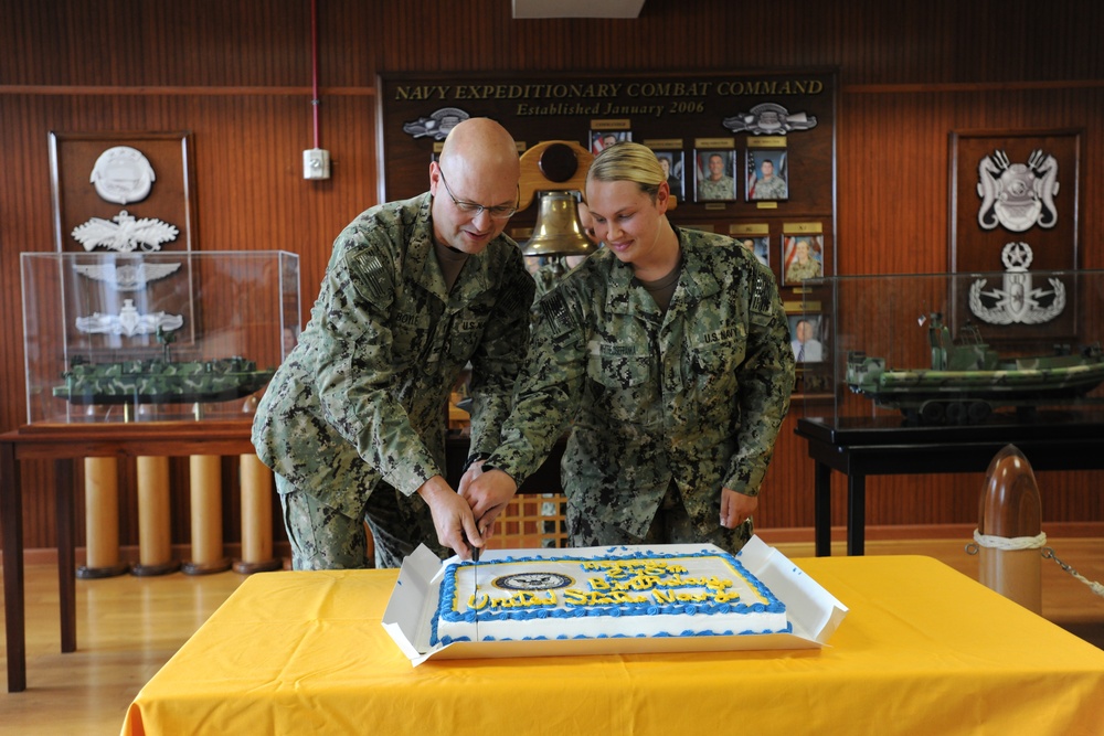 NECC celebrates the Navy's 240th birthday