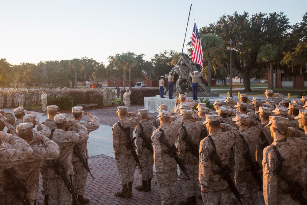 Marine recruits mark 100 years of making Marines on Parris Island