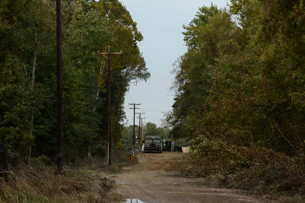 1782nd Engineer Company from Lancaster, SC, helps Columbia rebuild