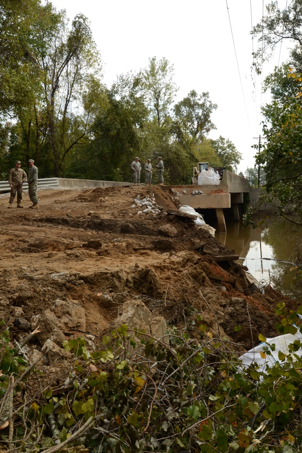1782nd Engineer Company from Lancaster, SC, helps Columbia rebuild