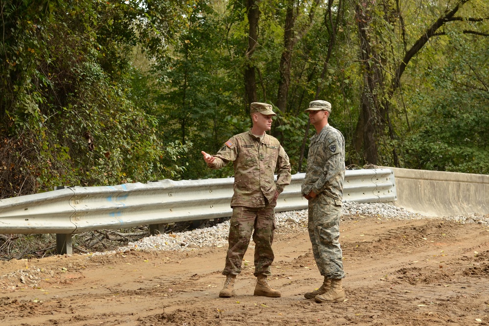 1782nd Engineer Company from Lancaster, SC, helps Columbia rebuild