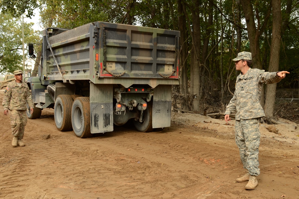 1782nd Engineer Company from Lancaster, SC, helps Columbia rebuild