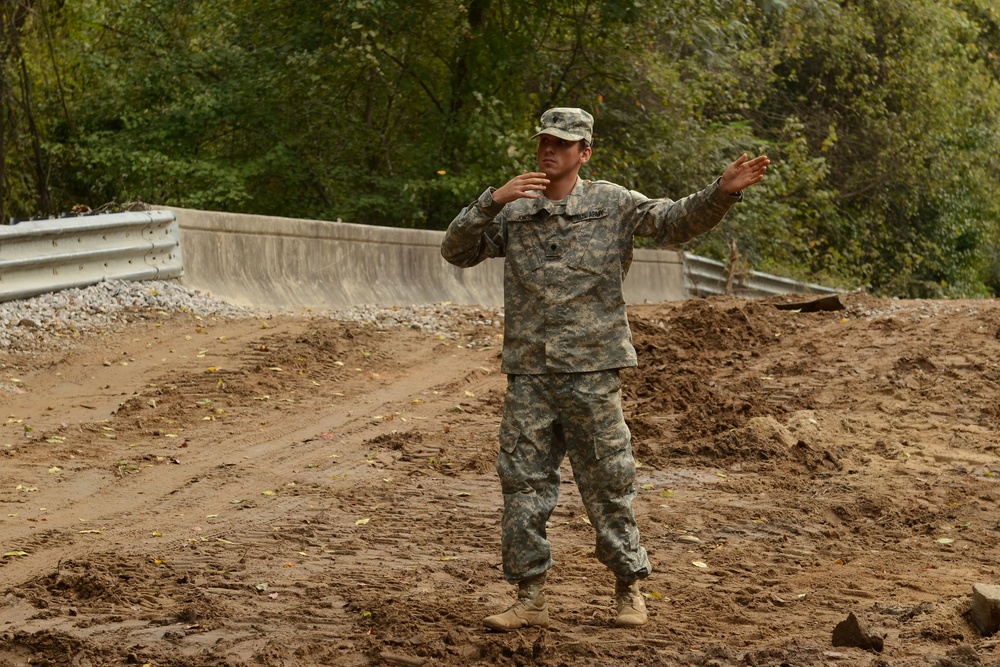 1782nd Engineer Company from Lancaster, SC, helps Columbia rebuild