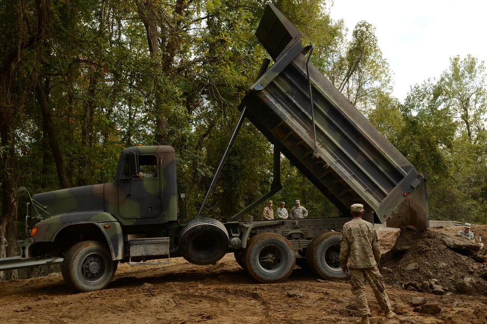 1782nd Engineer Company from Lancaster, SC, helps Columbia rebuild