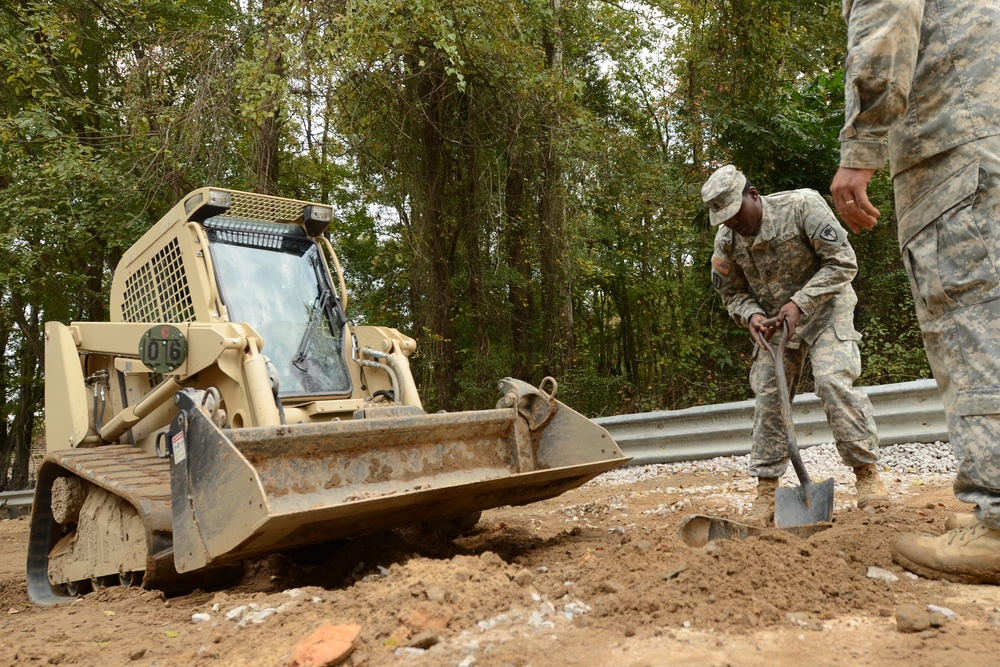 1782nd Engineer Company from Lancaster, SC, helps Columbia rebuild