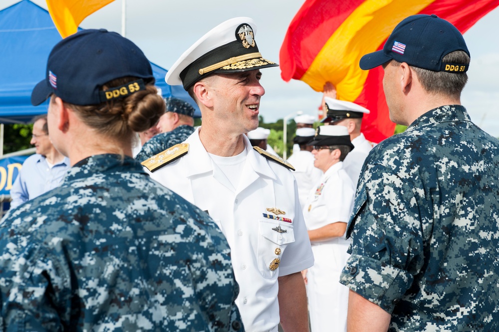 CNO celebrates Navy’s 240th Birthday aboard John Paul Jones
