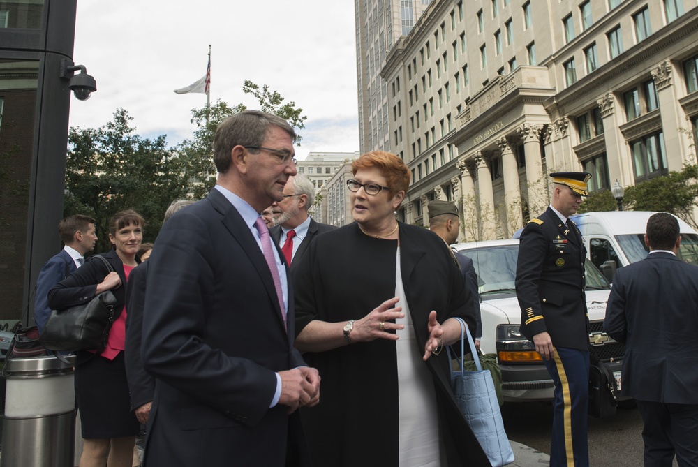 Secretary of defense visits Boston