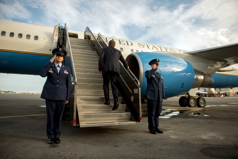 Secretary of defense visits Boston