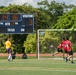 US Navy Sailors and the People’s Liberation Army Navy Midshipmen play soccer match
