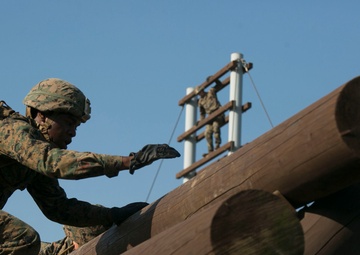 U.S. Marines run ROK confidence course during KMEP 15-13