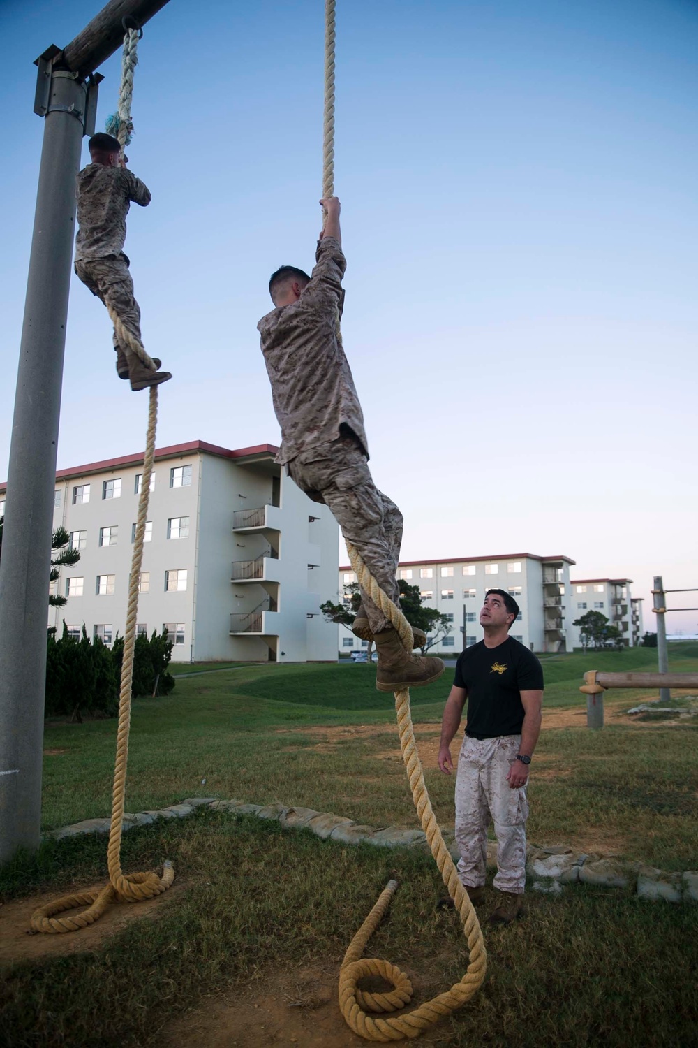 ANGLICO Marines endure ground fighting and obstacles during basic course