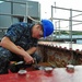 USS Blue Ridge sailors perform corrosion control