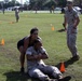 Families of MALS-14 Marines clock-in for fun