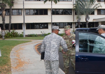 Sea Dragons honored by Maj. Gen. Ashley visit
