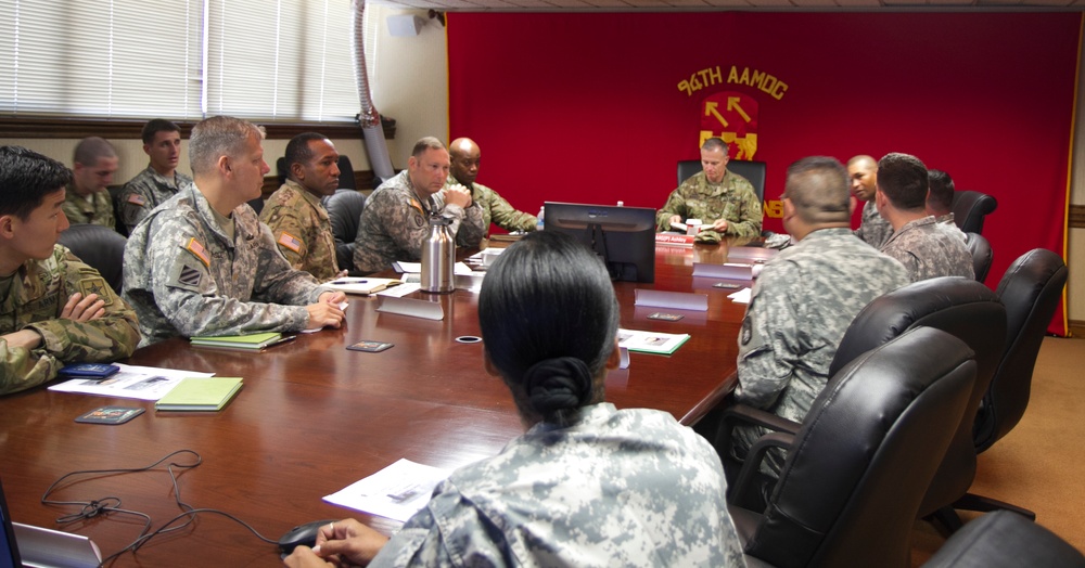 Sea Dragons honored by Maj. Gen. Ashley visit