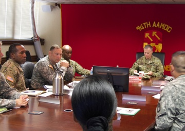 Sea Dragons honored by Maj. Gen. Ashley visit