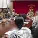 Sea Dragons honored by Maj. Gen. Ashley visit