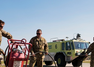 40th CAB Soldiers and firefighters train for emergency at Fort Hood