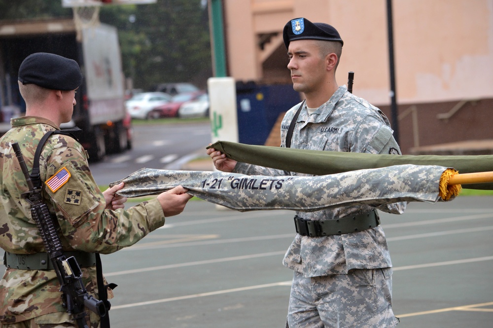 Soldiers perform time-honored tradition during color guard competition