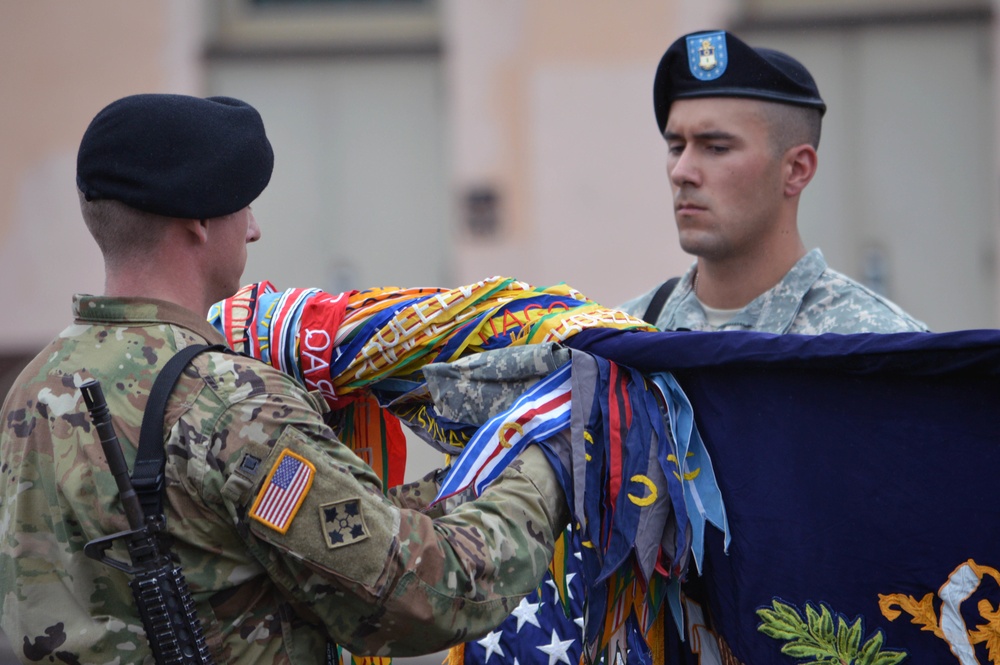 Soldiers perform time-honored tradition during color guard competition