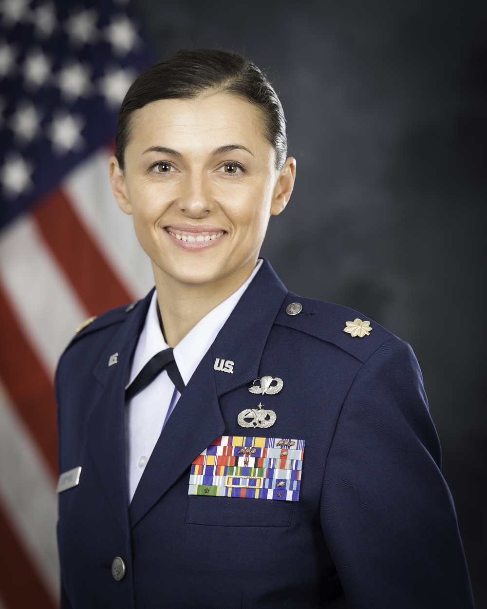 Official portrait, Maj. Angelina R. Stephens, US Air Force