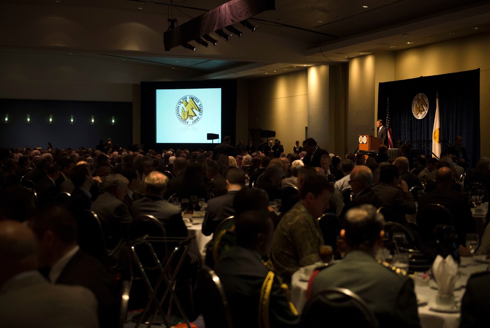 Secretary of defense attends AUSA Conference