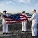 USS Harry S. Truman morning colors