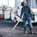 USS Harry S. Truman Sailor conducts FOD check