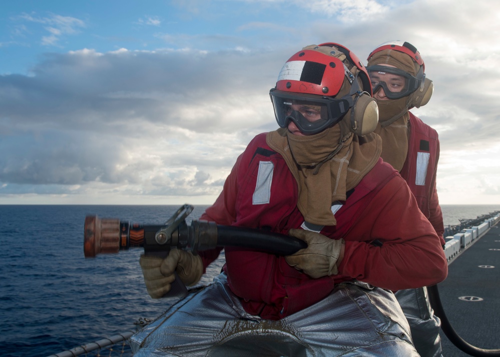 USS Kearsarge general quarters drill