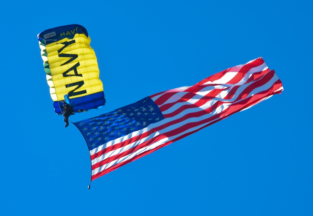 Leap Frogs present American flag