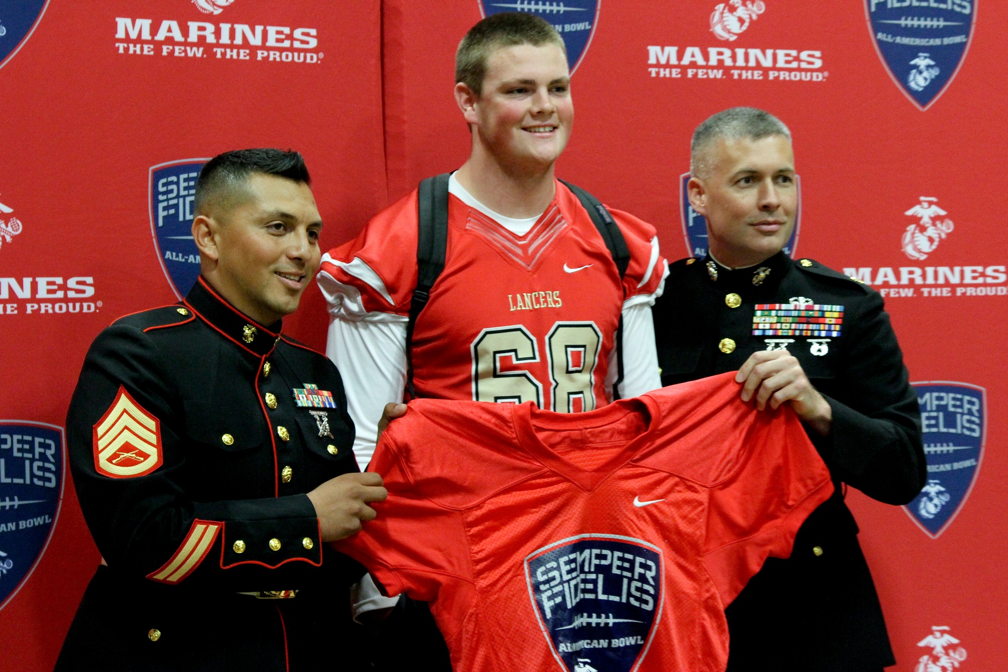 Semper Fi Bowl Jersey Presentation