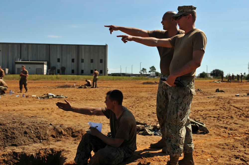 NMCB 133 honors Iwo Jima Seabees' memory with Black Hell Squad competition