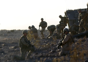 1st Tanks joins Royal Marines in live-fire exercise