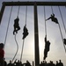 Recruits of Alpha Company are roped into Obstacle Course II