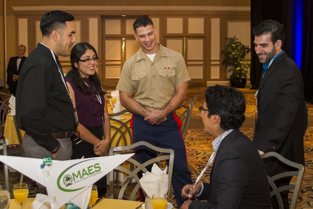 Marines Engage in 2015 MAES: Latinos in Science and Engineering Symposium