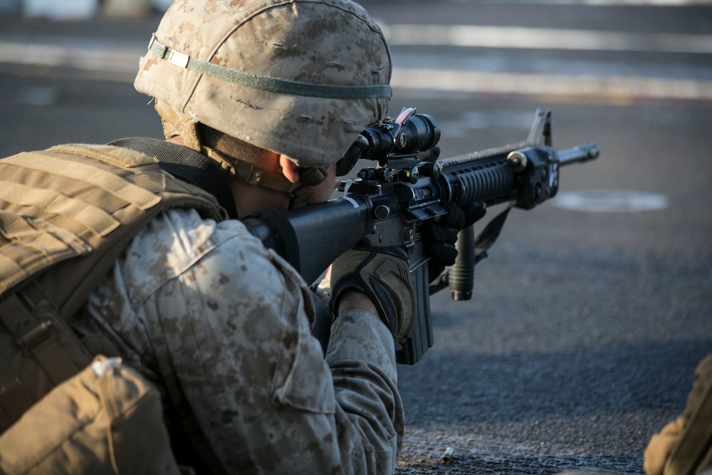 U.S. Marines zero weapons