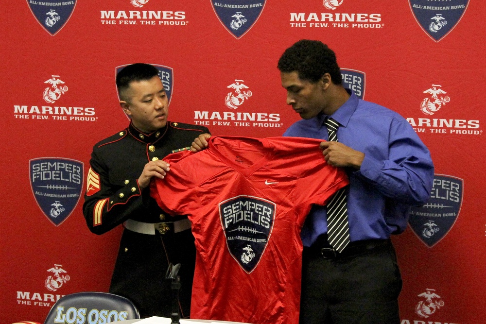 Semper Fi Bowl Jersey Presentation