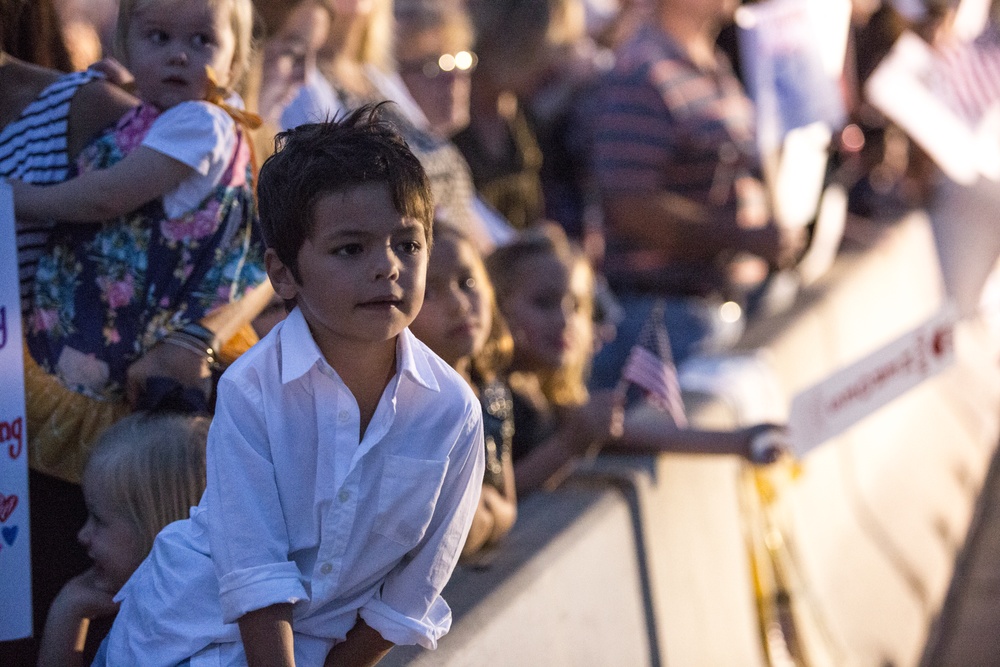 Red Devils return to friends, family