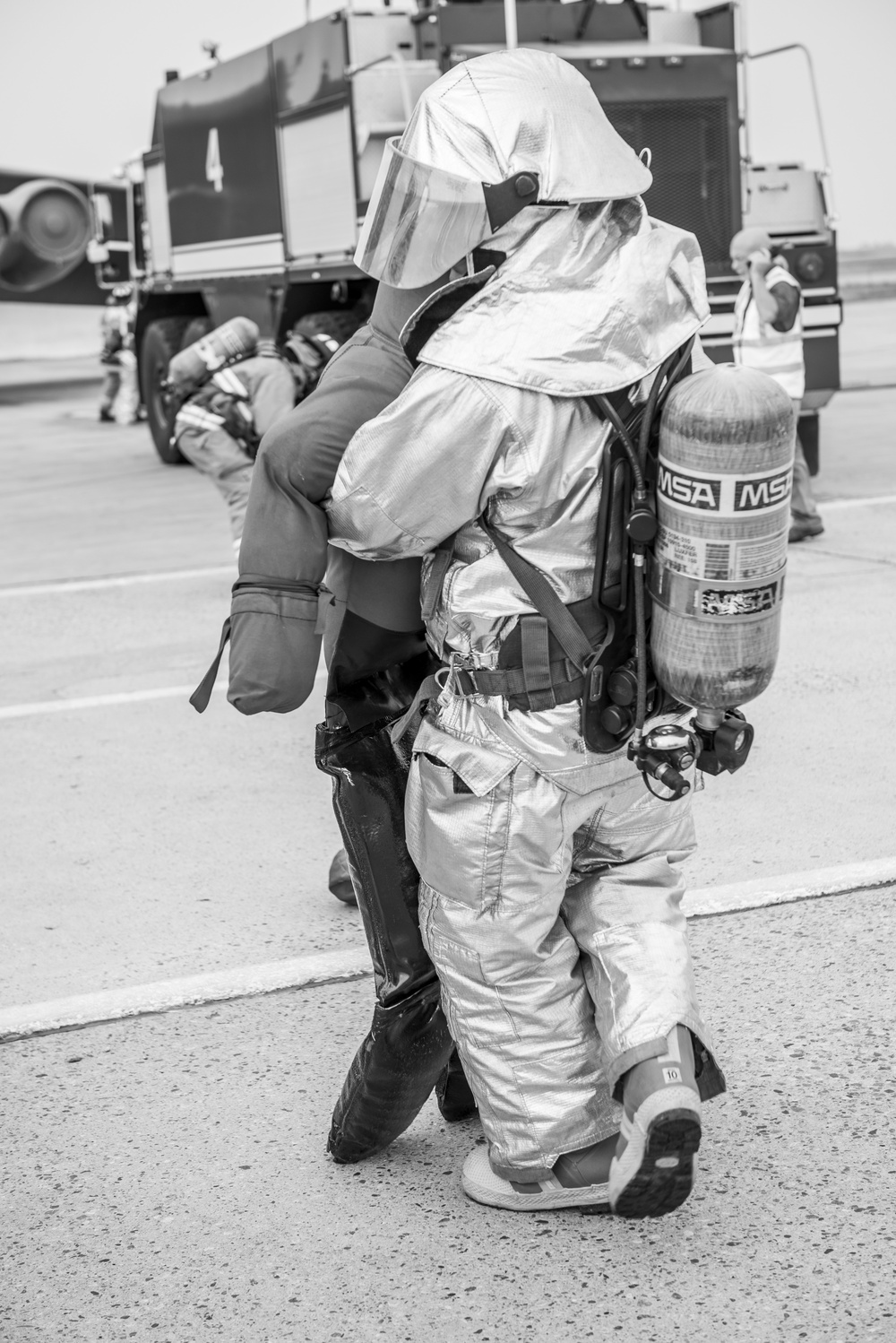 Flightline rescue training